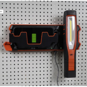 INDUKCYJNA STACJA ŁADUJĄCA / ŁADOWARKA JMP NA 2 LAMPY WARSZTATOWE I TELFON