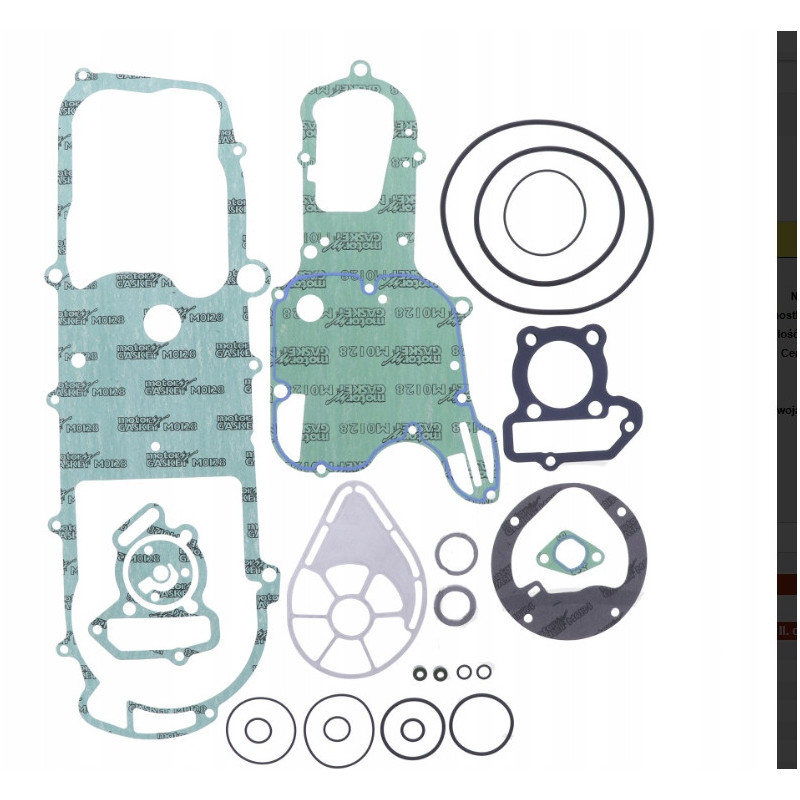 ZESTAW KOMPLET USZCZELEK ATHENA DO MOTOCYKLA YAMAHA XC 125 XC125 BELUGA
