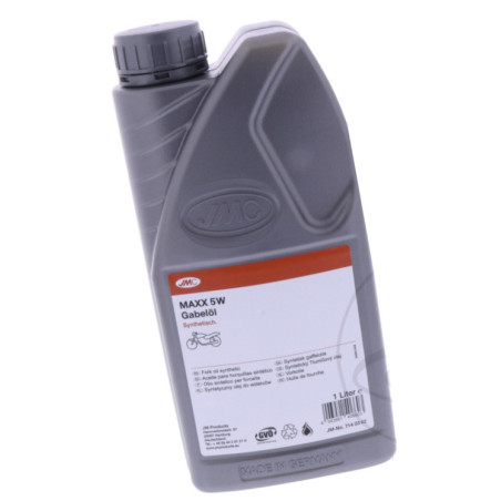 OLEJ MOTOCYKLOWY DO LAG AMORTYZATORÓW ZAWIESZENIA SYNTETYCZNY JMC MAXX 5W