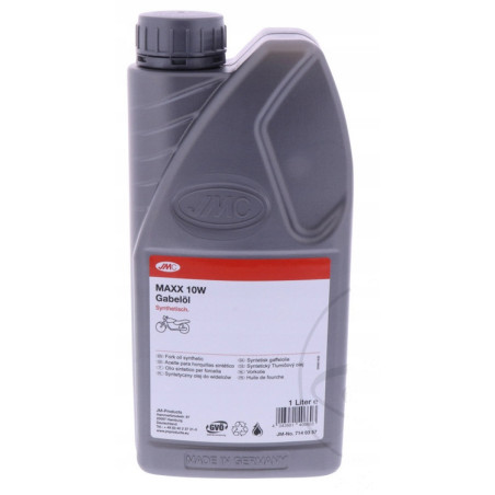 OLEJ MOTOCYKLOWY DO AMORTYZATORÓW ZAWIESZENIA PEŁEN SYNTETYK JMC MAXX 10W