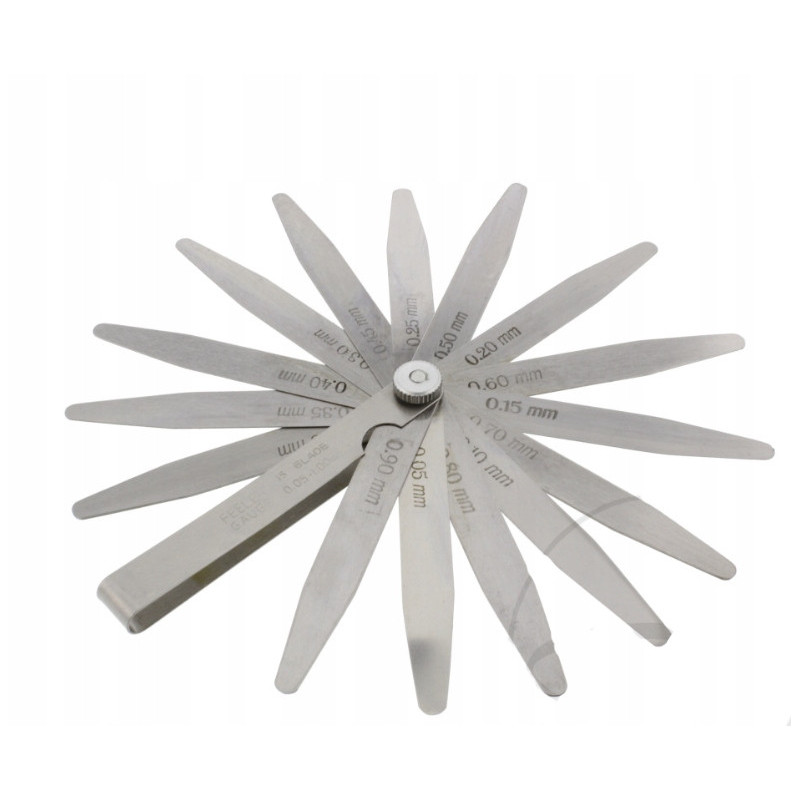 NARZĘDZIE SZCZELINOMIERZ METRYCZNY JMP 13 LISTKÓW 0,05 - 1,00MM