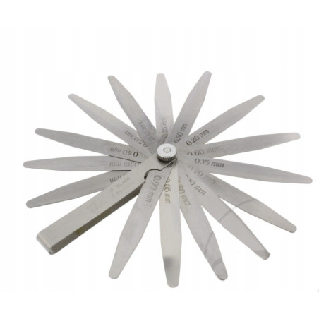 NARZĘDZIE SZCZELINOMIERZ METRYCZNY JMP 13 LISTKÓW 0,05 - 1,00MM