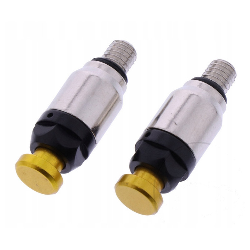 ODPOWIETRZNIKI AMORTYZATORÓW WIDELCA TELESKOPÓW PRZÓD M5 ZŁOTE