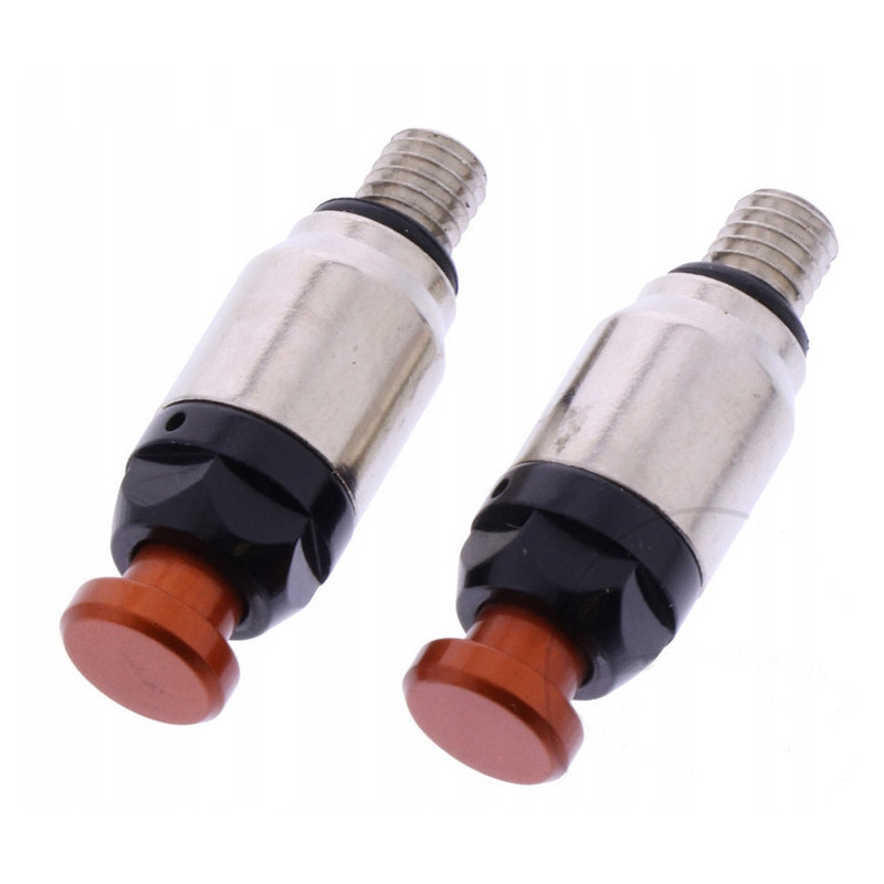 ODPOWIETRZNIKI AMORTYZATORÓW WIDELCA TELESKOPÓW PRZÓD M5 POMARAŃCZOWE