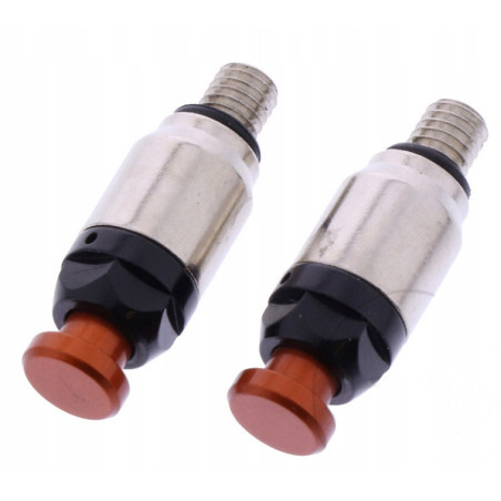 ODPOWIETRZNIKI AMORTYZATORÓW WIDELCA TELESKOPÓW PRZÓD M5 POMARAŃCZOWE