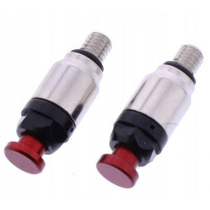 ODPOWIETRZNIKI AMORTYZATORÓW WIDELCA TELESKOPÓW PRZÓD M5 CZERWONE