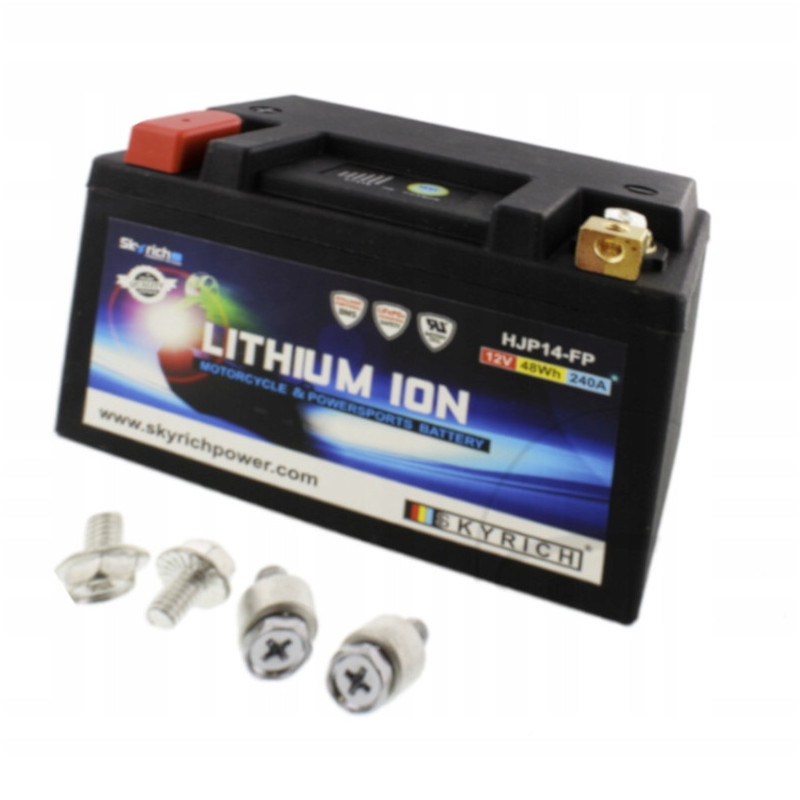 ULTRA LEKKI AKUMULATOR LITOWO - JONOWY SKYRICH SUZUKI DR 650 DR650 1991-96