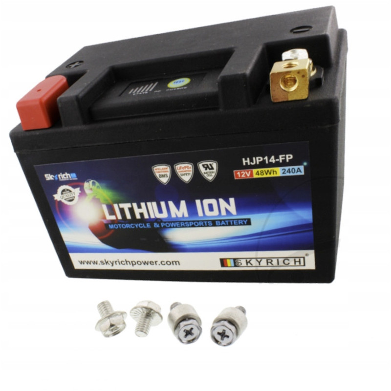 ULTRA LEKKI AKUMULATOR LITOWO - JONOWY SKYRICH MOTO GUZZI V7 750 2012-2020