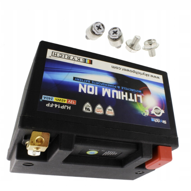 ULTRA LEKKI AKUMULATOR LITOWO - JONOWY SKYRICH KYMCO XCITING 500 2005-2013