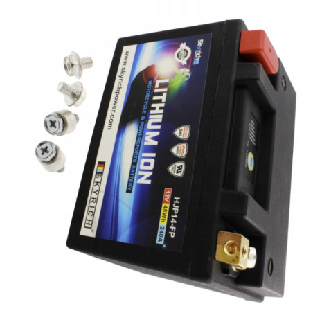 ULTRA LEKKI AKUMULATOR LITOWO - JONOWY SKYRICH KYMCO XCITING 300 2008-2013