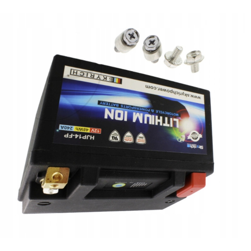 ULTRA LEKKI AKUMULATOR LITOWO - JONOWY SKYRICH HONDA VTR 1000 VTR1000 97-06