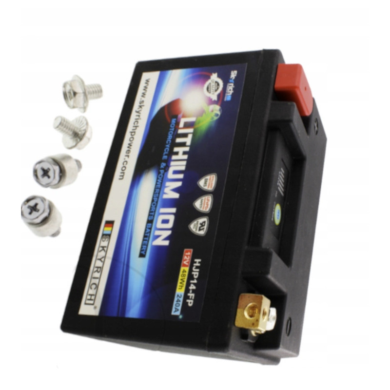 ULTRA LEKKI AKUMULATOR LITOWO - JONOWY SKYRICH BMW F 650 800 GS 2008-2012