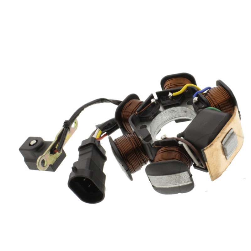 STOJAN ALTERNATORA STATOR JMP DO MOTOCYKLA DERBI GP1 50 LC 2002-2011