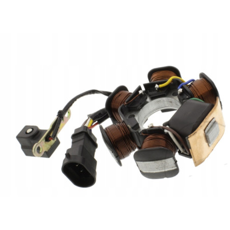STOJAN ALTERNATORA STATOR JMP DO MOTOCYKLA DERBI GP1 50 LC 2002-2011
