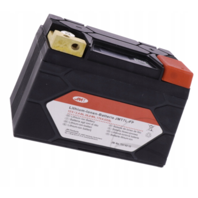 ULTRA LEKKI AKUMULATOR LITOWO - JONOWY JMT DERBI SENDA 125 SENDA125 2004-16