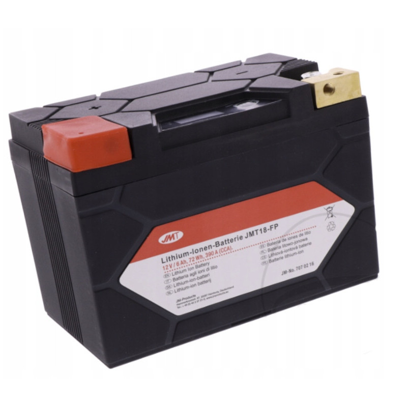 ULTRA LEKKI AKUMULATOR LITOWO - JONOWY JMT HONDA VT 1100 VT1100 1988-2000