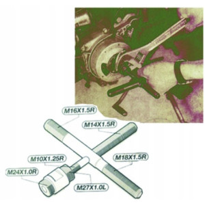 PRAKTYCZNY ŚCIĄGACZ KRZYŻAKOWY KOŁA ZAMACHOWEGO / WIRNIKA JMP 6 ROZMIARÓW