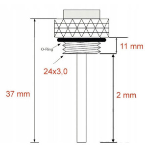 WSKAŹNIK TEMPERATURY OLEJU JMP M24X3 TRIUMPH AMERICA 865 AMERICA865 2007-17