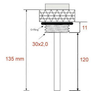 WSKAŹNIK TEMPERATURY OLEJU JMP M30X2 YAMAHA XT 600 YAMAHA XT600 1984-1998