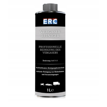 PREPARAT ŚRODEK DO CZYSZCZENIA GAŹNIKA ERC KONCENTRAT 1L