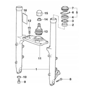 ŁĄCZNIK PRZEGUB KULOWY SWORZEŃ WAHACZA BMW K1200LT K 1200 LT 31427681040