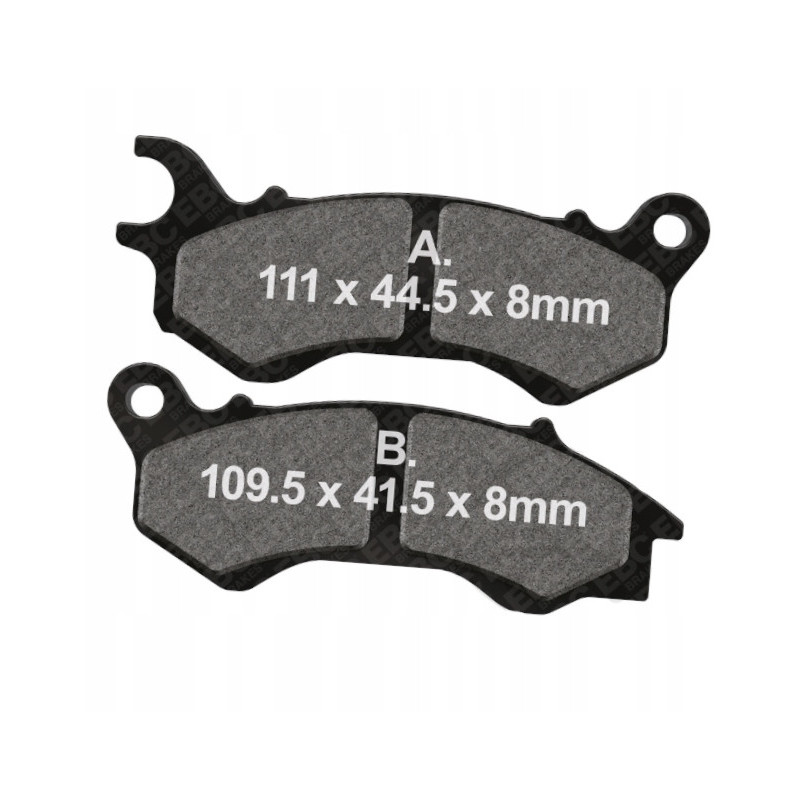 KLOCKI HAMULCOWE PRZÓD EBC SFA603 KYMCO NEW PEOPLE 200 S I ABS 2021-2026