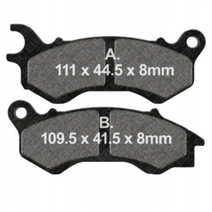 KLOCKI HAMULCOWE PRZÓD EBC SFA603 HONDA PCX 150 HONDA PCX150 2012-2018