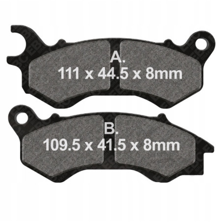 KLOCKI HAMULCOWE PRZÓD EBC SFA603 HONDA NSC 50 HONDA NSC50 2012-2019