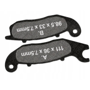 KLOCKI HAMULCOWE PRZÓD EBC SFA693 VESPA GTS 125 VESPA GTS125 IGET 2021-2024