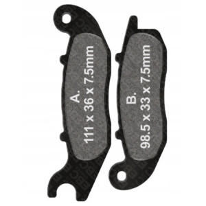 KLOCKI HAMULCOWE PRZÓD EBC SFA693 PIAGGIO HEXAGON 180 LX 2T 1998-2000