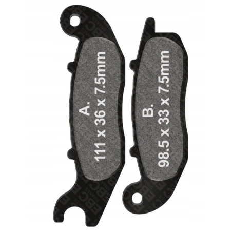 KLOCKI HAMULCOWE PRZÓD EBC SFA693 PIAGGIO HEXAGON 180 LX 2T 1998-2000