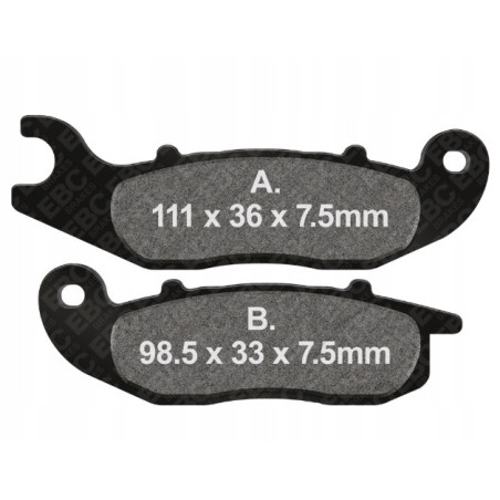 KLOCKI HAMULCOWE PRZÓD EBC SFA693 HONDA CRF 250 HONDA CRF250 2013-2021