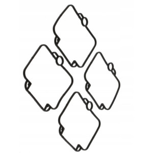 USZCZELKA KOMORY PŁYWAKOWEJ GAŹNIKA 4SZT SUZUKI GSX-R 750 1988 - 1995