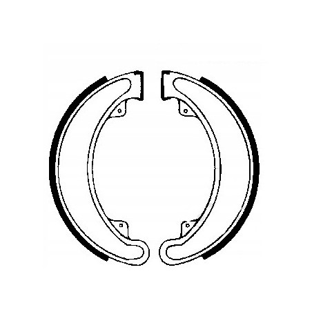 SZCZĘKI HAMULCOWE EBC DO MOTOCYKLA HONDA CB 350 HONDA CB350 1968-1975