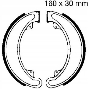 SZCZĘKI HAMULCOWE EBC DO MOTOCYKLA HONDA CB 350 HONDA CB350 1968-1975