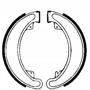 SZCZĘKI HAMULCOWE EBC DO MOTOCYKLA HONDA CB 250 HONDA CB250 1971-1977