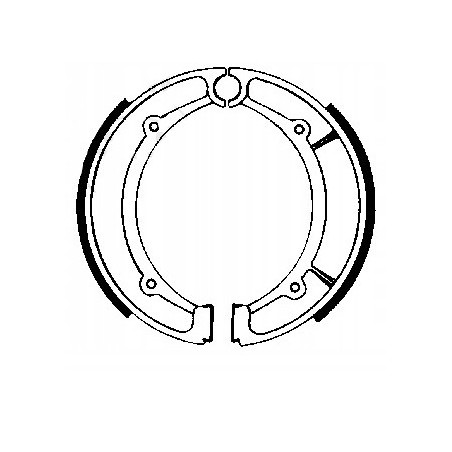 SZCZĘKI HAMULCOWE EBC DO MOTOCYKLA YAMAHA YP250 YP250 MAJESTY 1996-1999