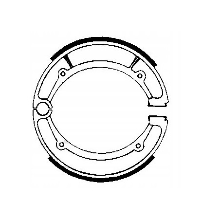 SZCZĘKI HAMULCOWE EBC DO MOTOCYKLA YAMAHA YFM 400 YAMAHA YFM400 2003-2005