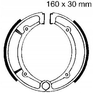 SZCZĘKI HAMULCOWE EBC DO MOTOCYKLA YAMAHA XS 250 YAMAHA XS250 1977-1980