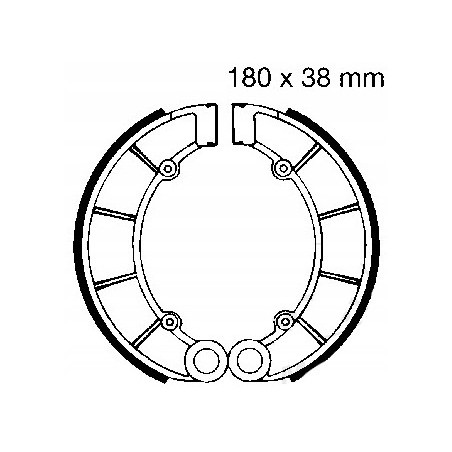 SZCZĘKI HAMULCOWE EBC DO MOTOCYKLA HONDA CB 750 HONDA CB750 1969-1983