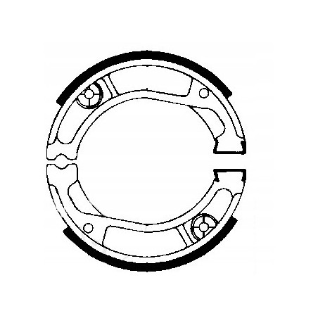 SZCZĘKI HAMULCOWE EBC DO MOTOCYKLA HONDA XR 250 HONDA XR250 1981-1983