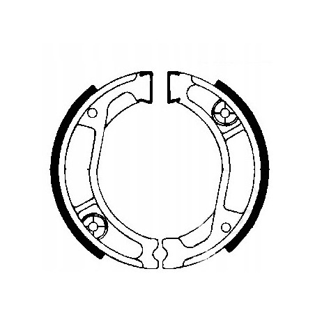 SZCZĘKI HAMULCOWE EBC DO MOTOCYKLA HONDA XL 250 HONDA XL250 1978-1988