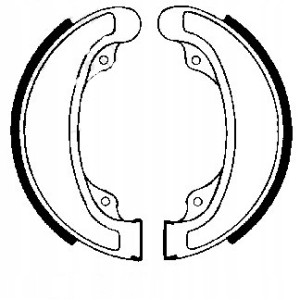 SZCZĘKI HAMULCOWE EBC DO MOTOCYKLA HONDA VT 500 HONDA VT500 1983-1985