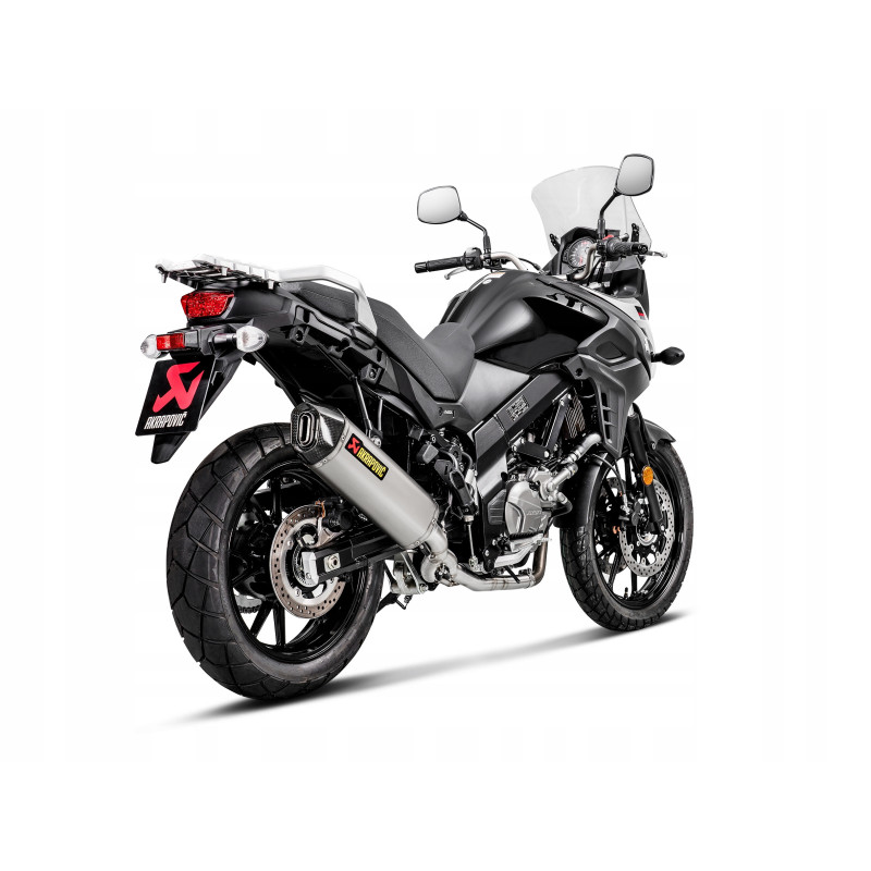 TŁUMIK WYDECH SLIP-ON LINE TYTAN AKRAPOVIC SUZUKI DL 650 V-STROM 2017-2024