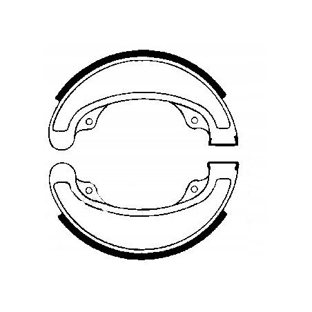 SZCZĘKI HAMULCOWE EBC DO MOTOCYKLA HONDA CB 450 HONDA CB450 1985-1989