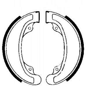 SZCZĘKI HAMULCOWE EBC DO MOTOCYKLA HONDA CB 400 HONDA CB400 1977-1985