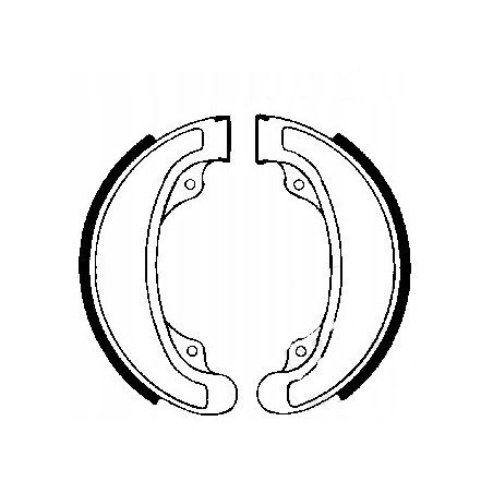 SZCZĘKI HAMULCOWE EBC DO MOTOCYKLA HONDA CB 250 HONDA CB250 1977-1983