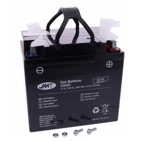 AKUMULATOR ŻELOWY JMT 53030 BMW R80 1977 - 1998