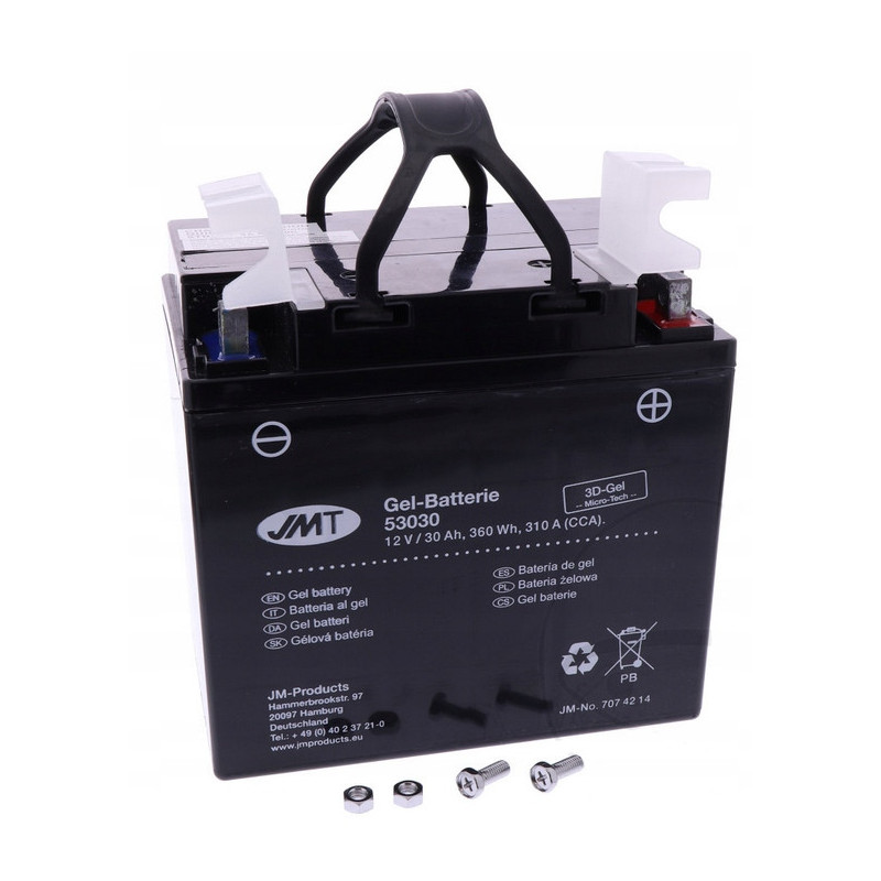 AKUMULATOR ŻELOWY JMT 53030 BMW R65 1985 - 1993