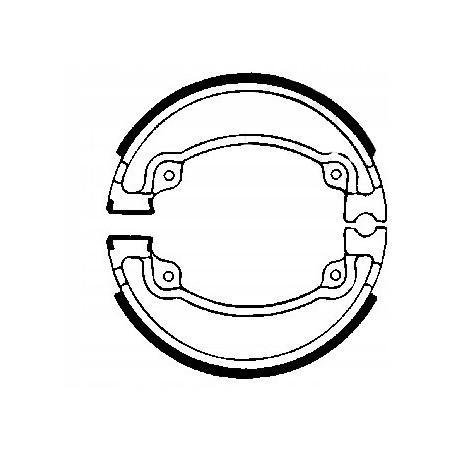 SZCZĘKI HAMULCOWE EBC DO MOTOCYKLA HONDA XR 500 HONDA XR500 1979-1982